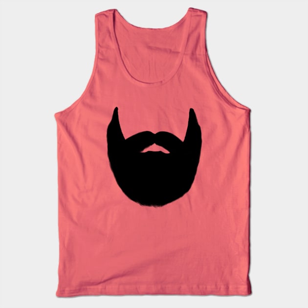 Beard Tank Top by 752 Designs